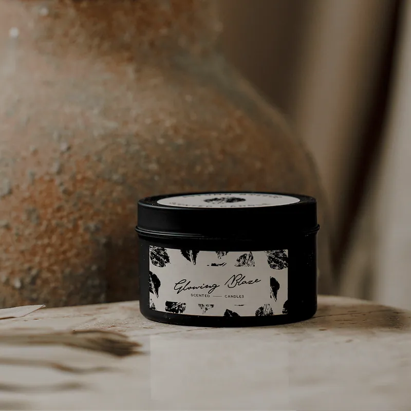 Glowing Blaze — Scented Candles · Branding