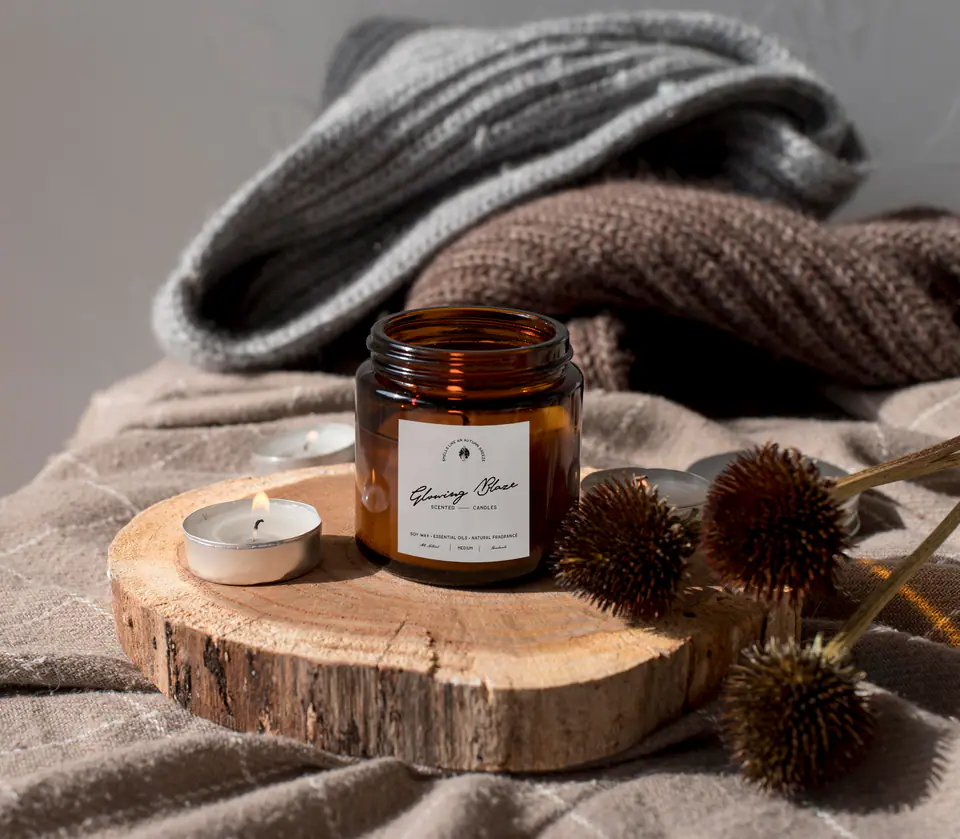 Glowing Blaze, Scented Candles · Branding: image 8 of 10