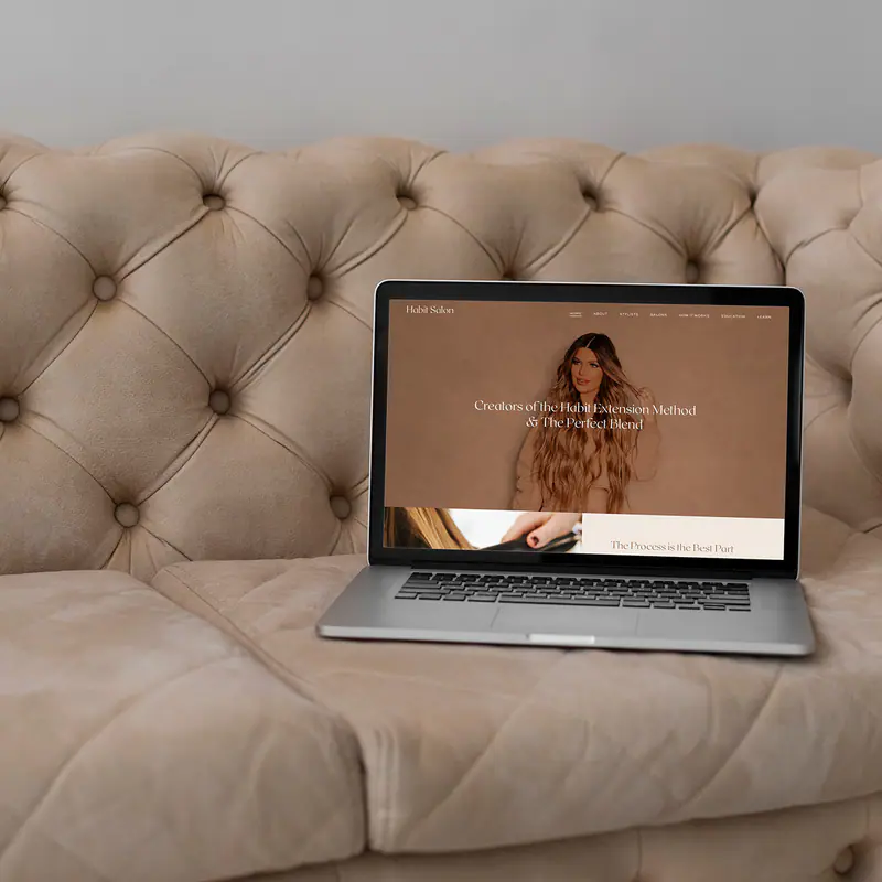 Habit Salon — Web Design