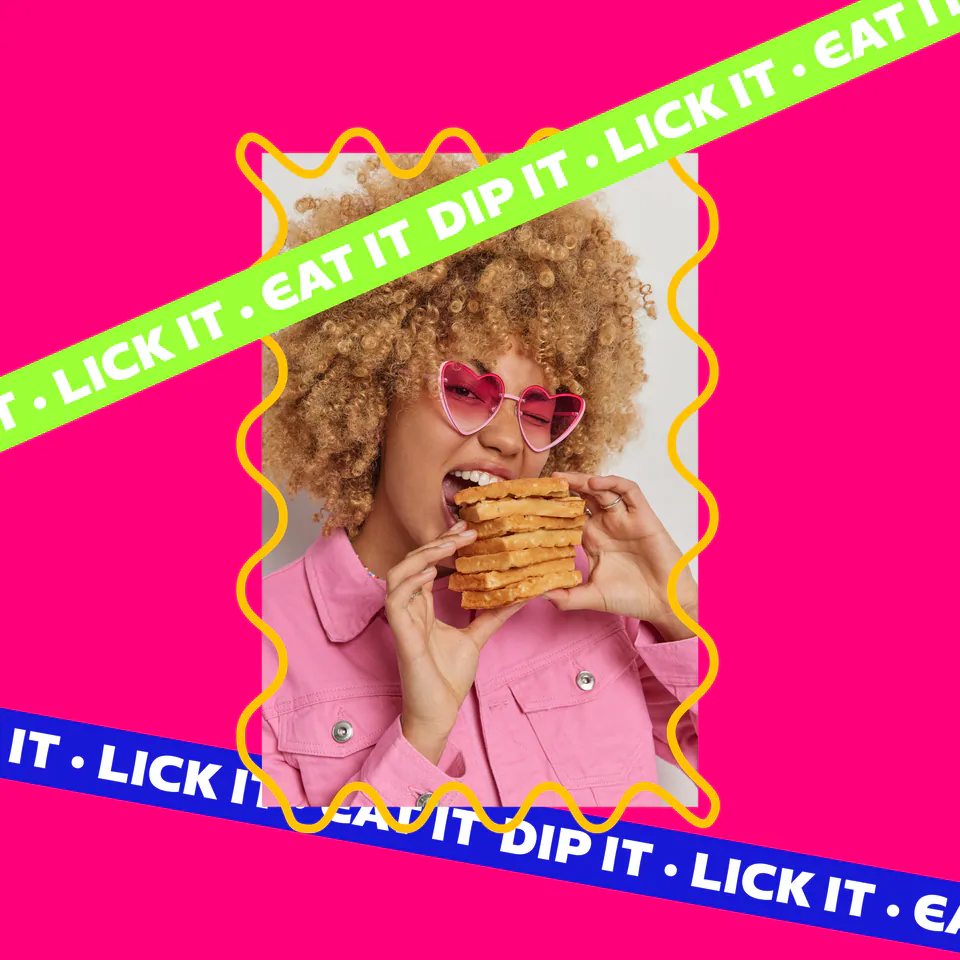 Kinky Nibbles Waffle House, Branding: image 11 of 21