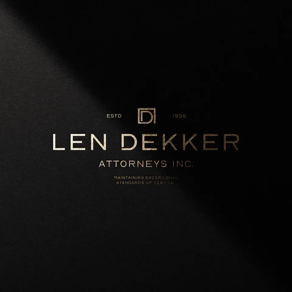 Len Dekker Attorneys, Logo Design & Branding: image 1 of 11
