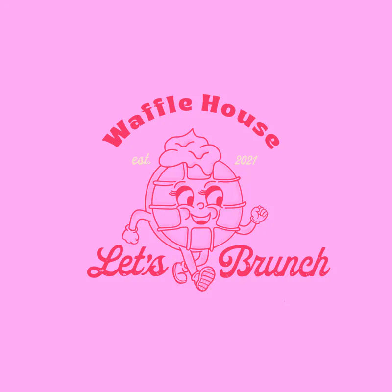 Let’s Brunch — Waffle House Branding · Passion Project