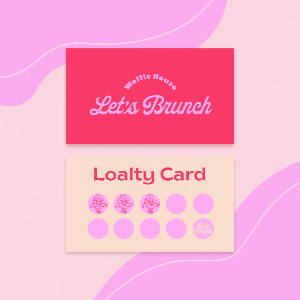 Let’s Brunch, Waffle House Branding · Passion Project: image 2 of 9
