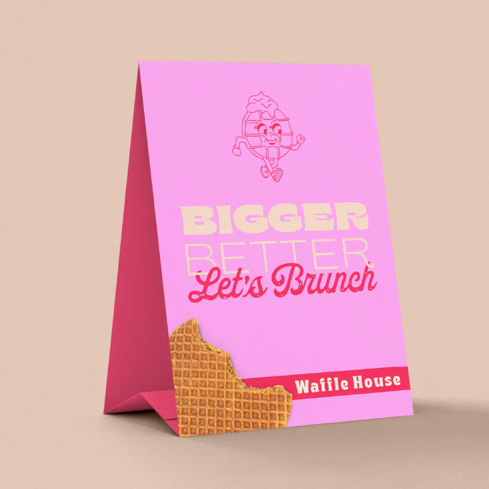 Let’s Brunch, Waffle House Branding · Passion Project: image 7 of 9