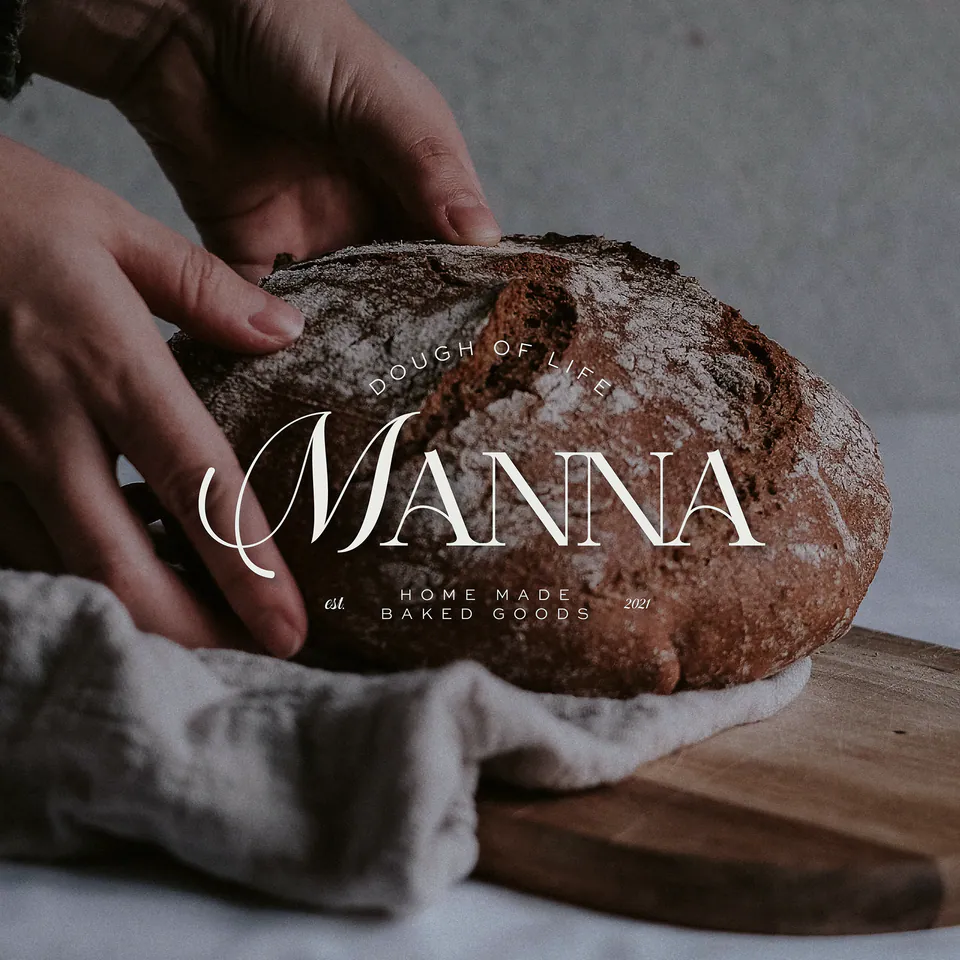 Manna, Dough of Life · Baked Good Branding: image 3 of 8