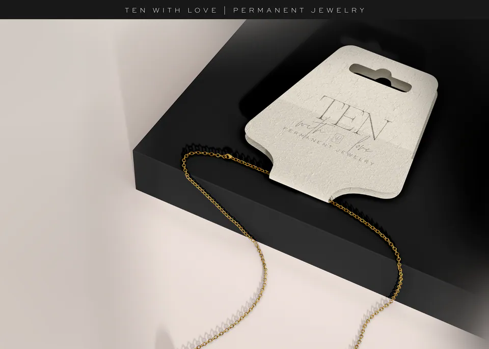 Ten With Love, Permanent Jewelry · Branding: image 2 of 8