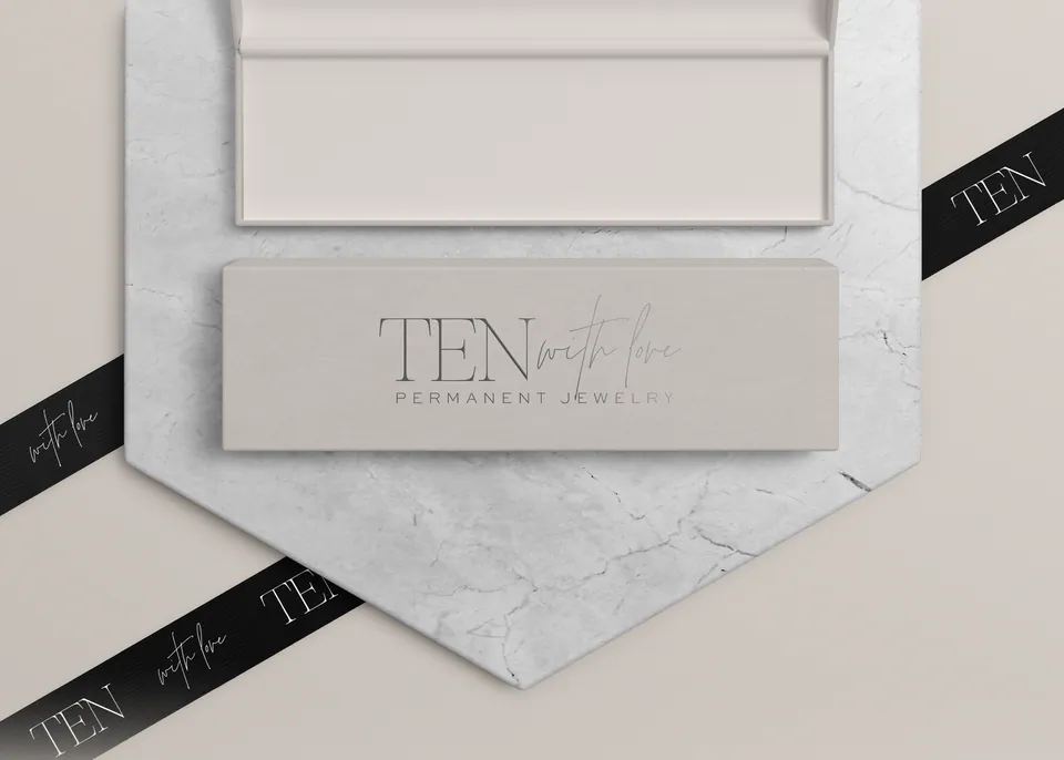 Ten With Love, Permanent Jewelry · Branding: image 7 of 8