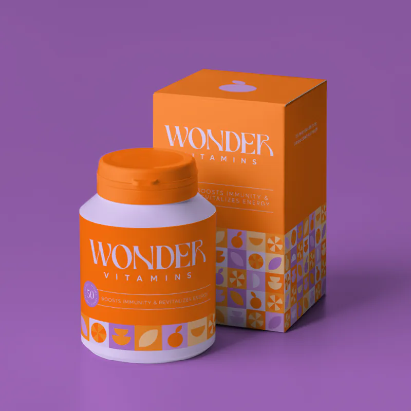 Wonder Vitamins — Logo Design & Branding